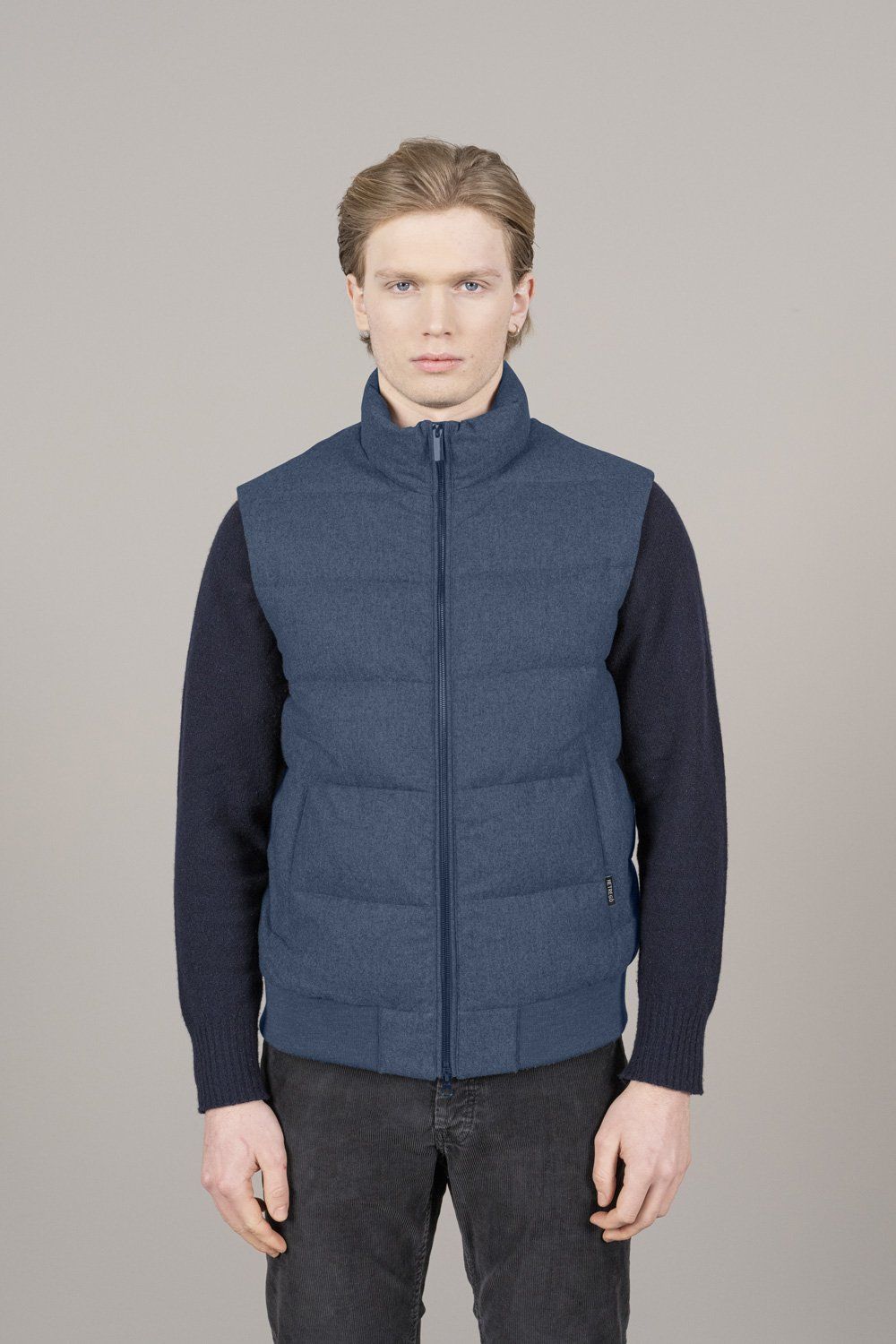Zack blue vest