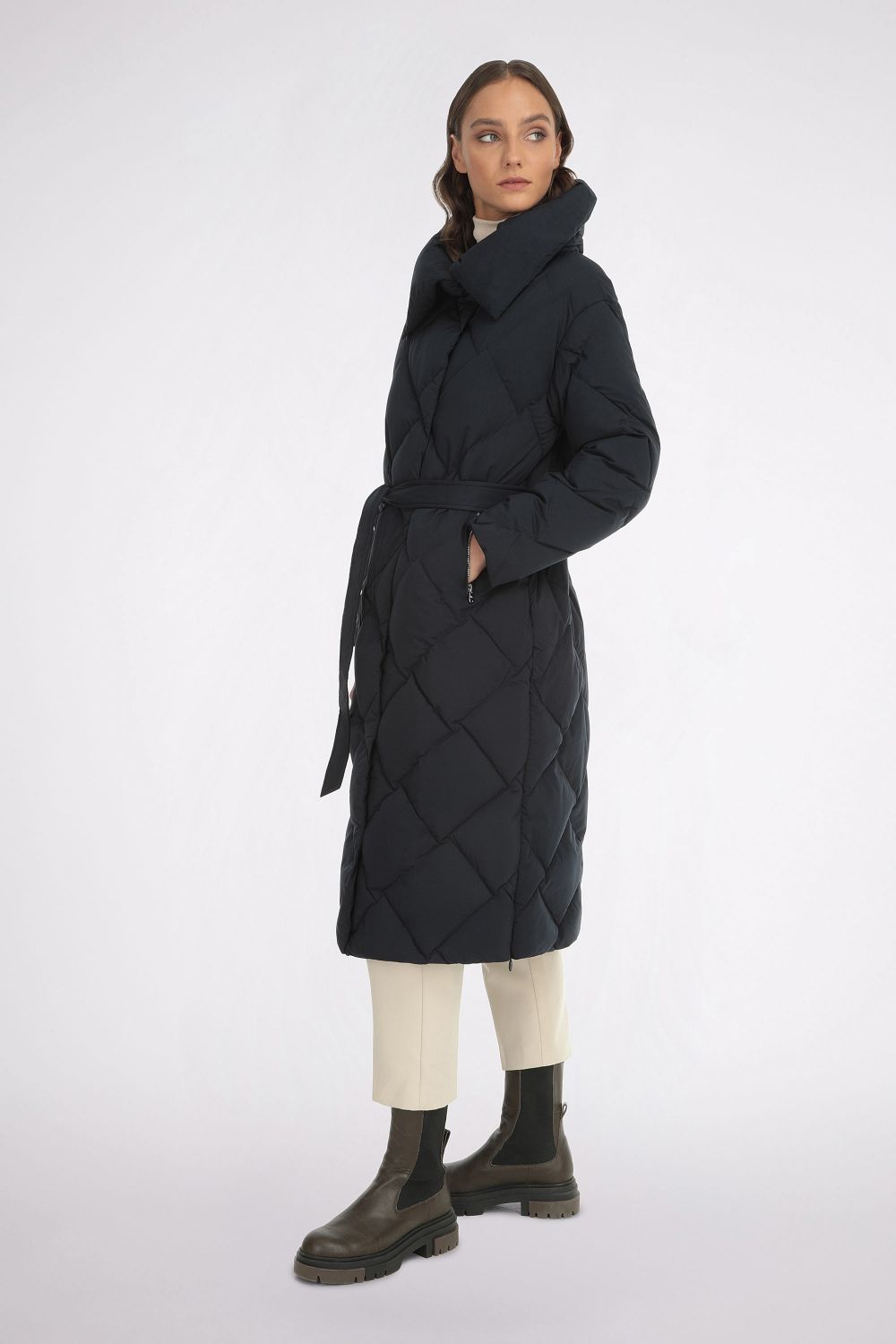 Diamond quilted coat new arrivals