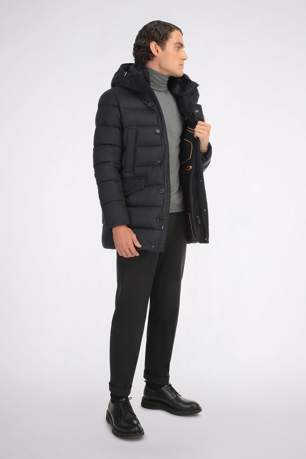 Wool and outlet down coat