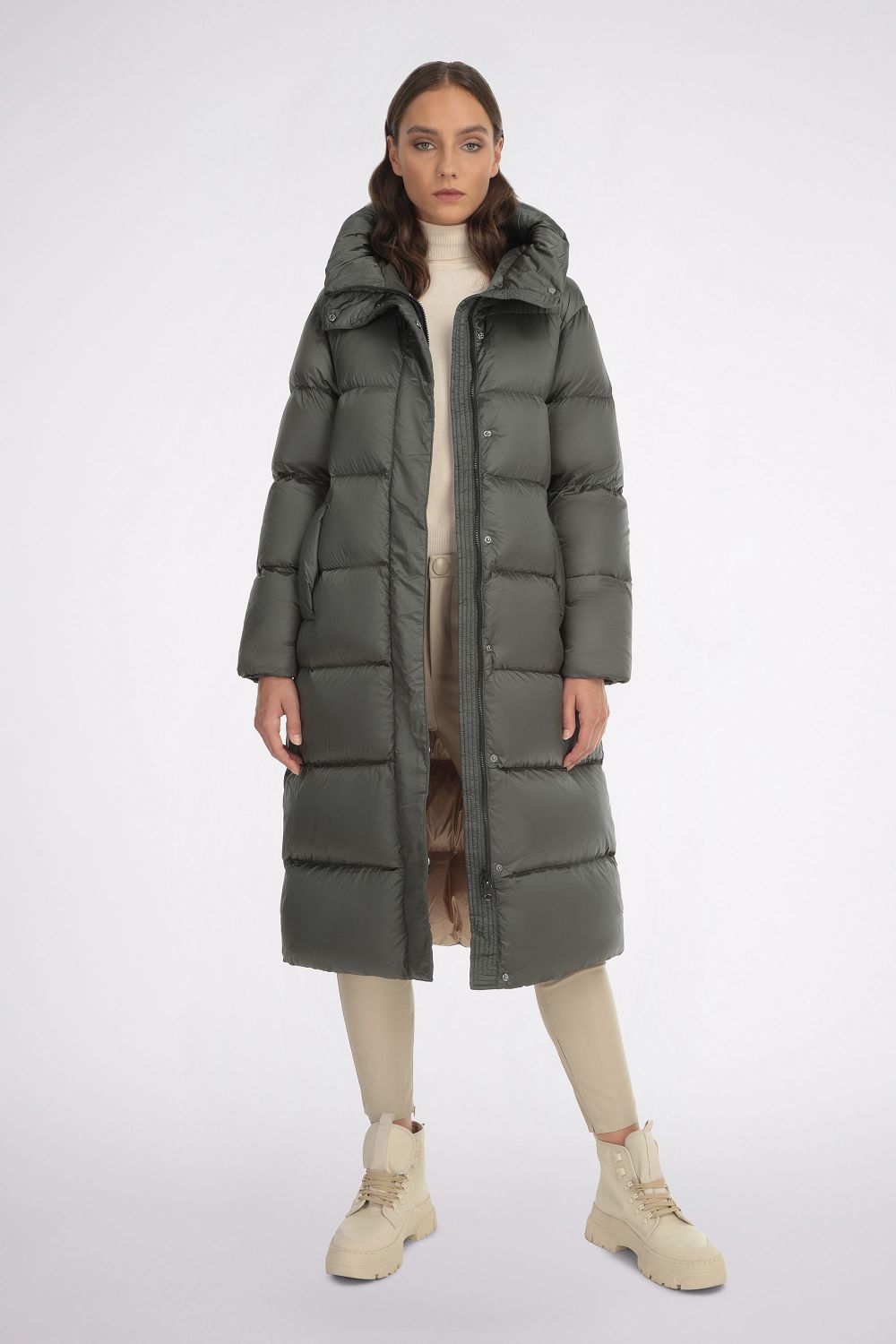 Super long down coat hotsell