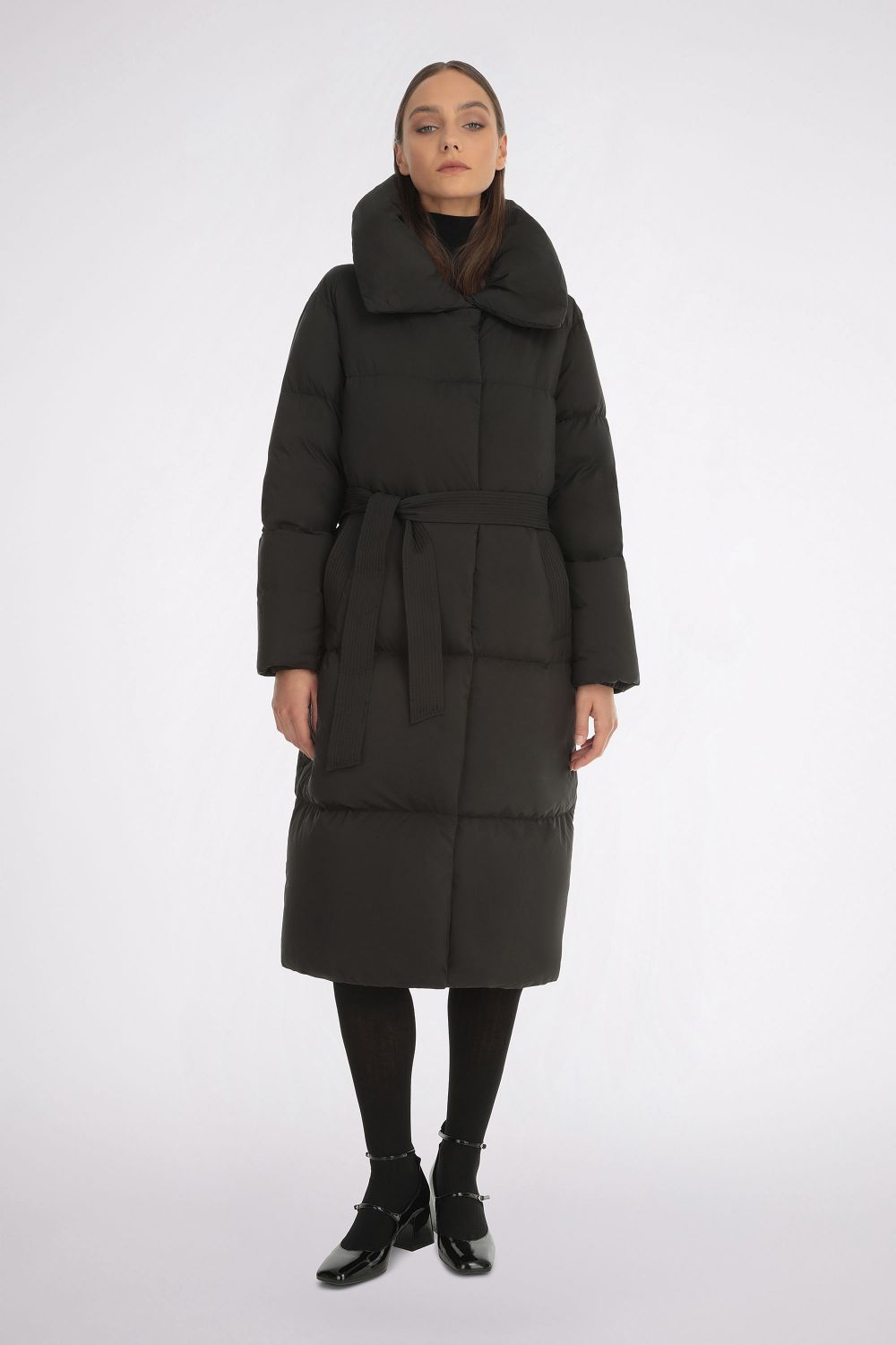 Shawl outlet longline coat