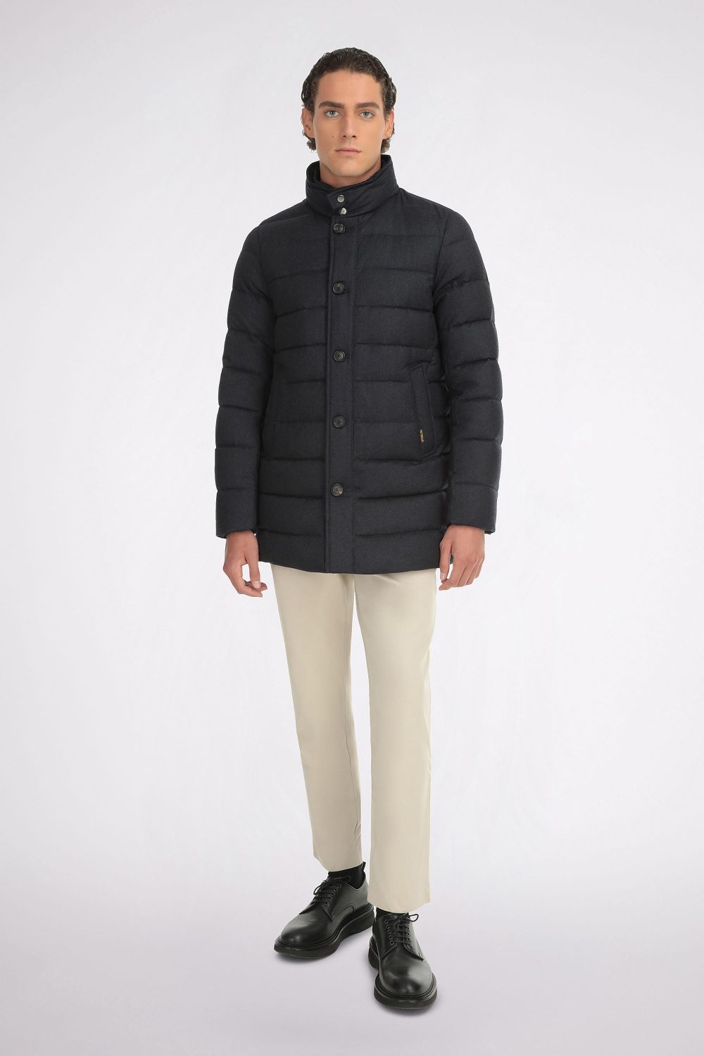 Wool puffer sale jacket mens