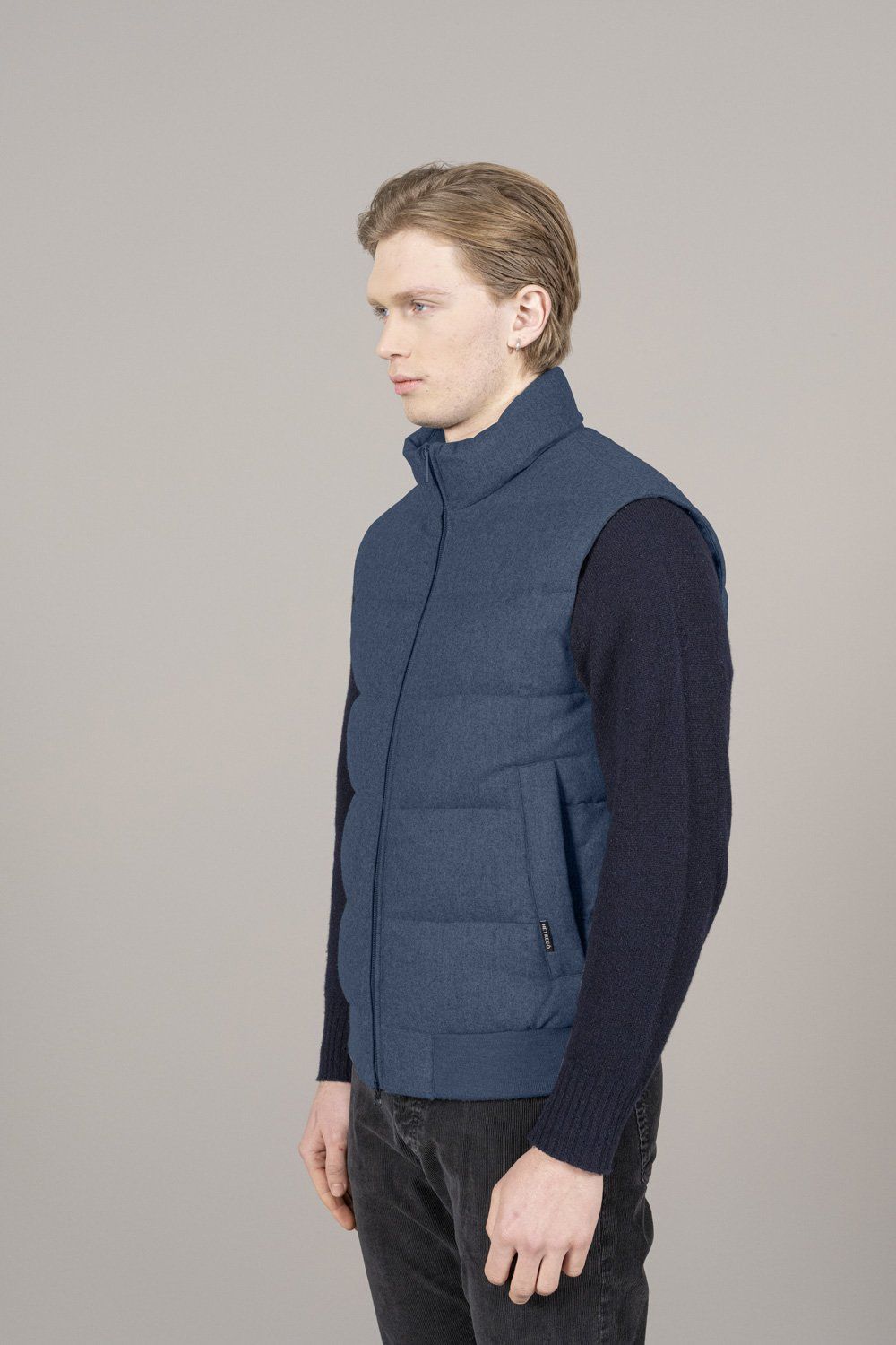 Zack blue vest